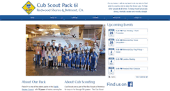 Desktop Screenshot of cubscoutpack61.org